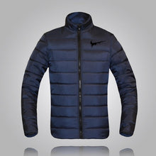 Load image into Gallery viewer, 2019 New Winter Men's Fashion Collar Men's Overcoat Men's printing  To keep warm Thick Jacket and Overcoat Men's Winter Overcoat