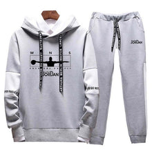 Load image into Gallery viewer, two piece set hoodie sweatsuit men tracksuit jordan 23 jogging sweat suits casual streetwear mens outfits sport suits jogger set