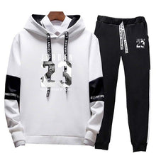 Load image into Gallery viewer, two piece set hoodie sweatsuit men tracksuit jordan 23 jogging sweat suits casual streetwear mens outfits sport suits jogger set