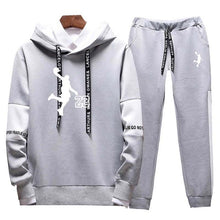 Load image into Gallery viewer, two piece set hoodie sweatsuit men tracksuit jordan 23 jogging sweat suits casual streetwear mens outfits sport suits jogger set