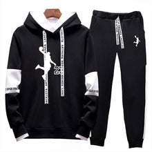 Load image into Gallery viewer, two piece set hoodie sweatsuit men tracksuit jordan 23 jogging sweat suits casual streetwear mens outfits sport suits jogger set